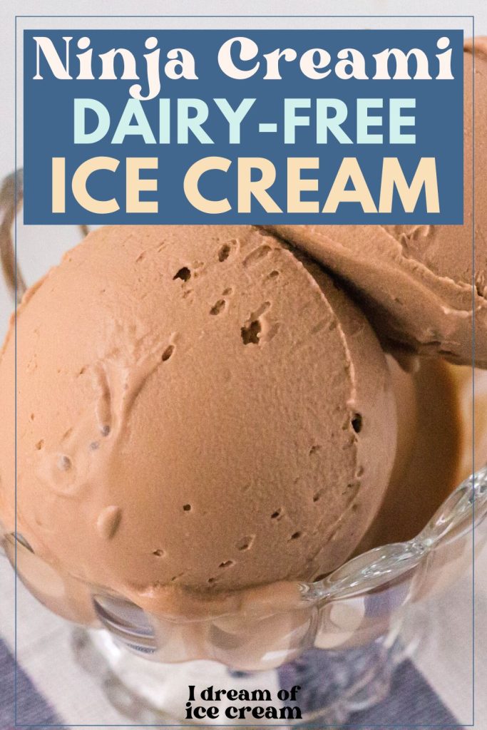 Ninja Creami Dairy Free Chocolate Ice Cream I Dream of Ice Cream
